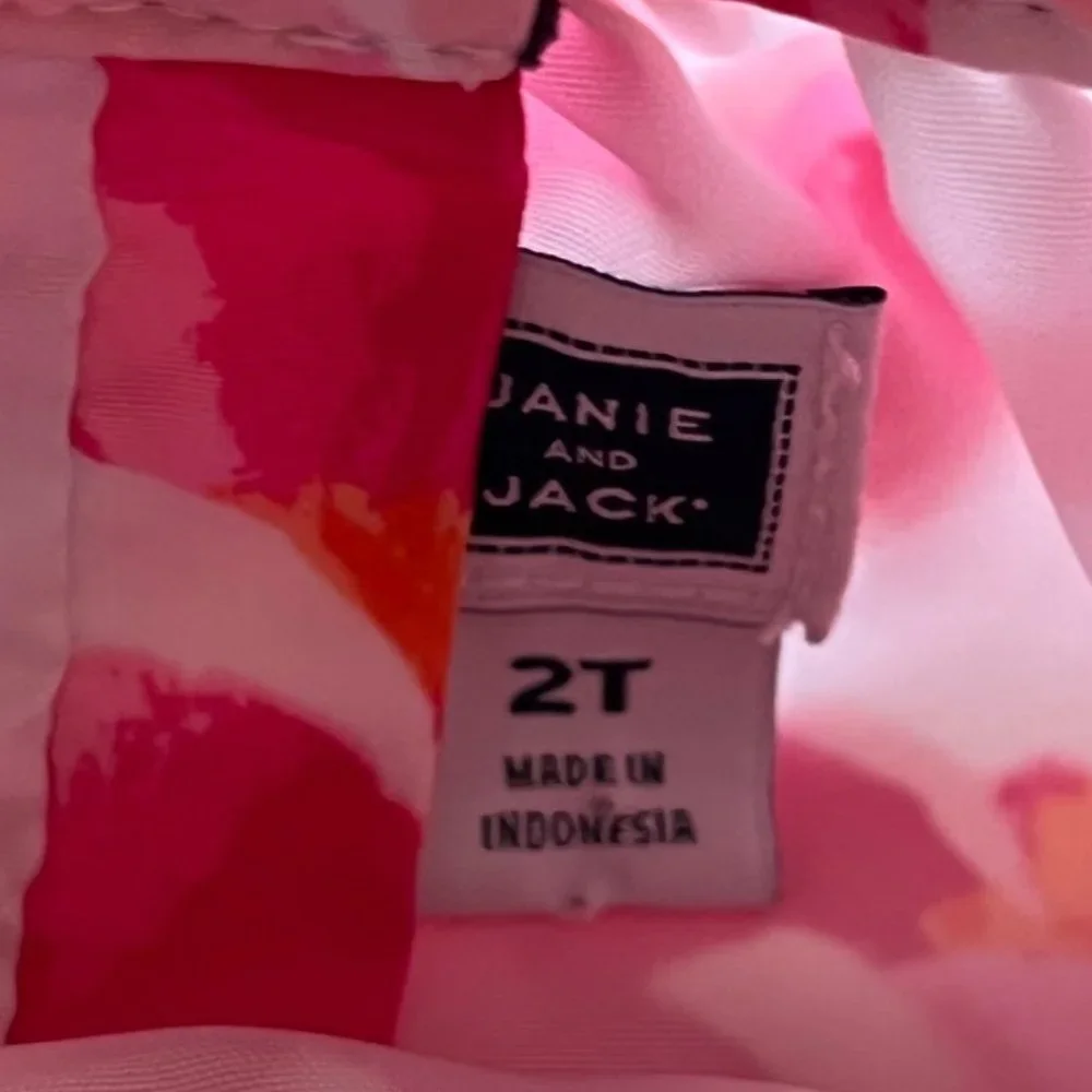 NWOT - Janie and Jack - Pink and White Floral Sleeveless Top - 2T - Picture 3 of 4